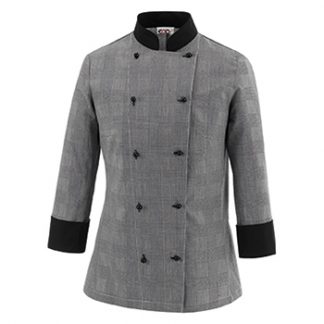 LADIES JACKET GREY CHECK
