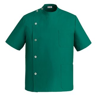 SHORT SLEEVE SIDE FASTENING CLINICAL JACKET