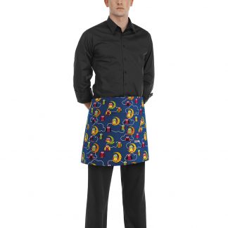 SHORT BAR APRON WITH POCKET