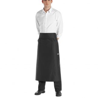LONG WAIST APRON WITH POCKET